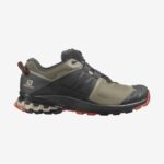 Men's Trail Running Shoes Xa Wild Bungee Cord-Phantom-Burnt Brick