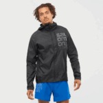 Men's Wind Jacket Hoodie Bonatti Cross Wind Black