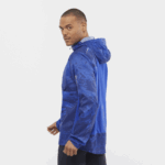 Men's Wind Jacket Hoodie Bonatti Cross Wind Nautical Blue-Ao-Navy Peony - Image 2