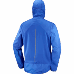 Men's Wind Jacket Hoodie Bonatti Cross Wind Nautical Blue-White - Image 9