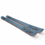 Unisex All-Mountain Skis Qst 98 Copen Blue-Flame-Black - Image 6