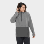 Unisex Half Zip Midlayer Outlife Polartec Halz Zip Mid Grey - Image 11