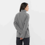 Unisex Half Zip Midlayer Outlife Polartec Halz Zip Mid Grey - Image 12