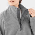 Unisex Half Zip Midlayer Outlife Polartec Halz Zip Mid Grey - Image 13