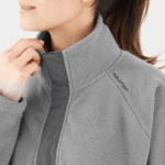 Unisex Half Zip Midlayer Outlife Polartec Halz Zip Mid Grey - Image 3
