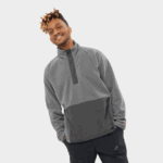 Unisex Half Zip Midlayer Outlife Polartec Halz Zip Mid Grey - Image 6