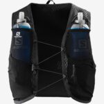 Unisex Running Vest With Flasks Included Active Skin 4 Black-Ebony - Image 6