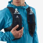 Unisex Running Vest With Flasks Included Active Skin 4 Black-Ebony - Image 7