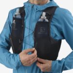 Unisex Running Vest With Flasks Included Active Skin 4 Black-Ebony - Image 8