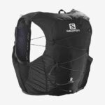 Unisex Running Vest With Flasks Included Active Skin 8 Black-Ebony