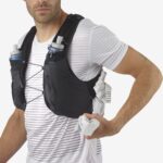 Unisex Running Vest With Flasks Included Sense Pro 5 Black-Ebony - Image 9