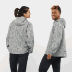Unisex Shell Jacket Outlife Ripstop Half Zip Alloy-Ao - Image 2