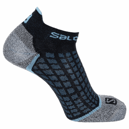 Unisex Socks Ultra Low Black-Blue Stone