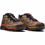 Unisex Sportstyle Shoes Xt-6 Skyline Moonscape-Leek Green-Orange - Image 4