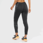Women's 5/6 Tights Cross Run 25'' Black-Ao - Image 2