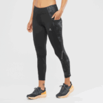 Women's 5/6 Tights Cross Run 25'' Black-Ao