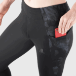 Women's 5/6 Tights Cross Run 25'' Black-Ao - Image 4