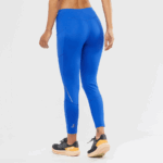 Women's 5/6 Tights Cross Run 25'' Nautical Blue-Ao - Image 2