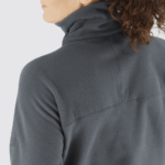Women's Crewneck Pullover Essential Cosy Fleece Ebony - Image 3