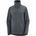 Women's Crewneck Pullover Essential Cosy Fleece Ebony - Image 5