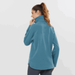 Women's Crewneck Pullover Essential Cosy Fleece Mallard Blue - Image 2