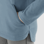 Women's Crewneck Pullover Essential Cosy Fleece Mallard Blue - Image 3