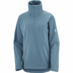 Women's Crewneck Pullover Essential Cosy Fleece Mallard Blue - Image 5