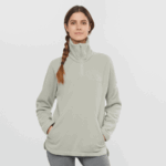 Women's Crewneck Pullover Essential Cosy Fleece Wrought Iron