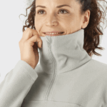 Women's Crewneck Pullover Essential Cosy Fleece Wrought Iron - Image 4