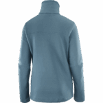 Women's Full Zip Midlayer Jacket Essential Cosy Fleece Mallard Blue - Image 7