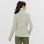 Women's Full Zip Midlayer Jacket Essential Cosy Fleece Wrought Iron - Image 3