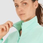 Women's Full Zip Midlayer Jacket Essential Lightwarm Beach Glass - Image 3