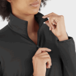 Women's Full Zip Midlayer Jacket Essential Lightwarm Deep Black - Image 5