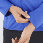 Women's Full Zip Midlayer Jacket Essential Lightwarm Nautical Blue - Image 4