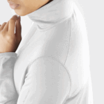 Women's Half Zip Midlayer Jacket Essential Lightwarm - Image 5