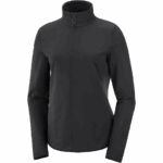 Women's Half Zip Midlayer Jacket Essential Lightwarm Black - Image 5