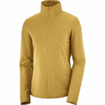 Women's Half Zip Midlayer Jacket Essential Lightwarm Cumin - Image 4