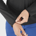 Women's Half Zip Midlayer Jacket Essential Lightwarm Deep Black - Image 4