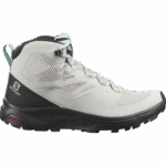 Women's Hiking Boots Outline Mid Gore-Tex Rock-Black-Turquoise