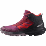 Women's Hiking Boots Outpulse Mid Gore-Tex Grape Wine-Ice-Poppy Red - Image 5