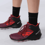 Women's Hiking Boots Outpulse Mid Gore-Tex Grape Wine-Ice-Poppy Red - Image 7