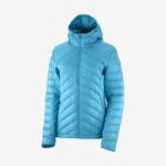 Women's Insulated Jacket Hoodie Essential Xwarm Down Barrier Reef