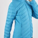 Women's Insulated Jacket Hoodie Essential Xwarm Down Barrier Reef - Image 6