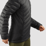 Women's Insulated Jacket Hoodie Essential Xwarm Down Black - Image 7