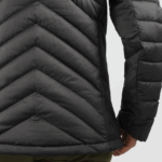 Women's Insulated Jacket Hoodie Essential Xwarm Down Black - Image 8
