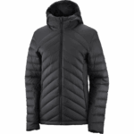 Women's Insulated Jacket Hoodie Essential Xwarm Down Black - Image 9