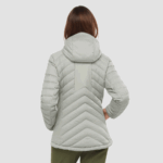 Women's Insulated Jacket Hoodie Essential Xwarm Down Wrought Iron - Image 2