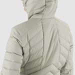 Women's Insulated Jacket Hoodie Essential Xwarm Down Wrought Iron - Image 6