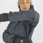 Women's Insulated Jacket Hoodie Snow Rebel Ebony - Image 8
