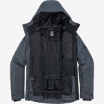 Women's Insulated Jacket Hoodie Snow Rebel Ebony - Image 9